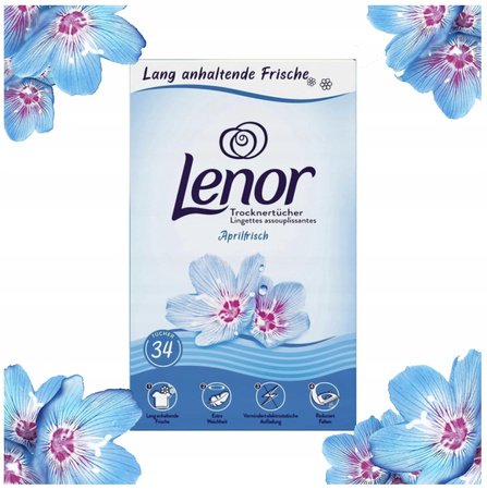 Lenor Trocknertucher-chusteczki zapachowe 34szt