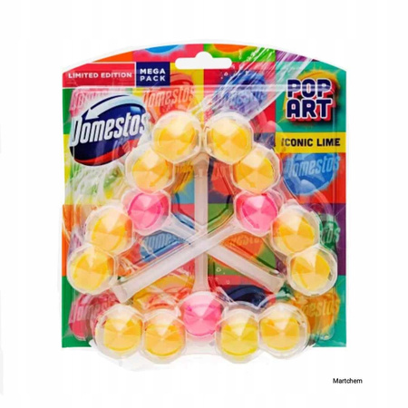 Domestos Iconic Lime ZAWIESZKA DO WC 3x55g