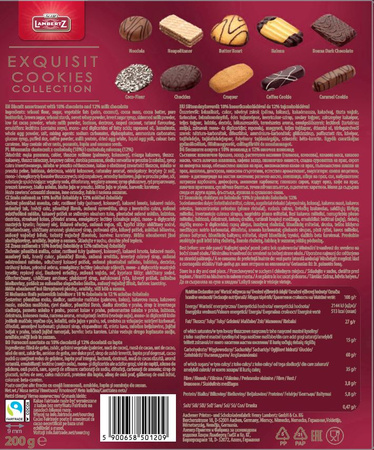 Ciastka Lambertz Exquisit 200g Mieszanka Ciastek