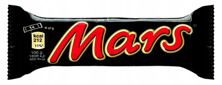 MARS Baton Z Nadzieniem Nugatowo - Karmelowym - 51g