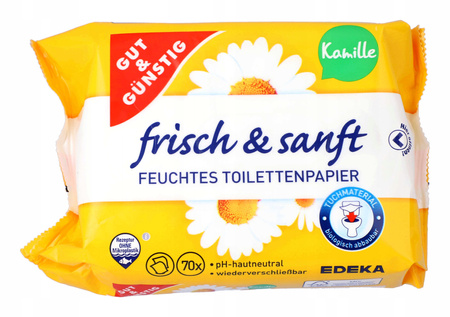 Papier nawilżony zapachowy Gut&Gunstig 70 szt.