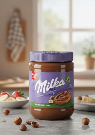 Milka Krem Czekoladowo-Orzechowy 350g Haselnusscreme z Niemiec