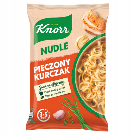 Knorr Nudle Pieczony Kurczak Zupa Danie Instant 61g