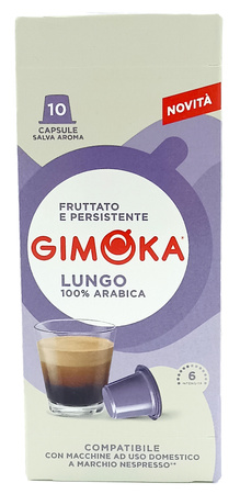GIMOKA LUNGO Kaps. Nespresso 10szt.