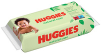 HUGGIES BABY NATURAL chusteczki nawilżane z aloesem opakowanie 56szt