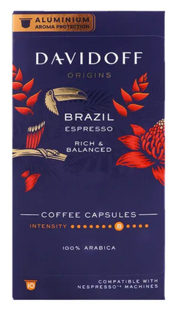 Davidoff Brazil Nespresso kapsułki 10 szt.