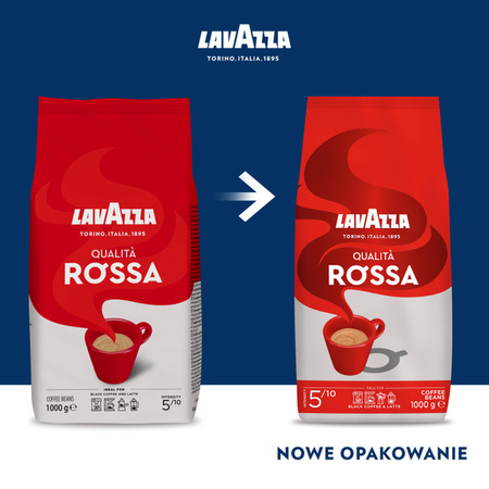 Lavazza Rossa INT 1 WARIANT WŁOSKI  kawa ziar. 1kg