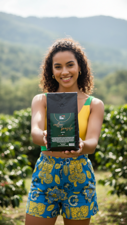 Laroma Caffe Brasile kawa ziarnista 1kg Świeżo palona 100% Arabica