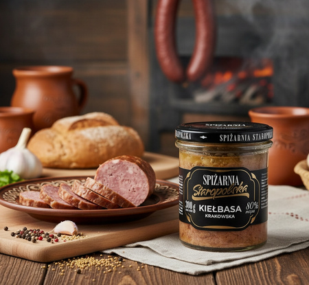 Spiżarnia Staropolska Kiełbasa Krakowska 300 gram