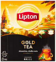 Lipton Gold Tea czarna herbata 92 torebki