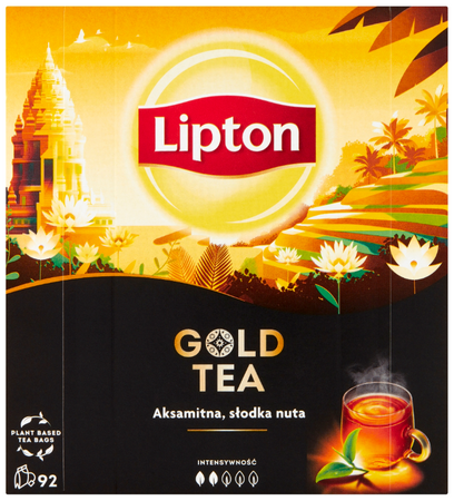 Lipton Gold Tea czarna herbata 92 torebki