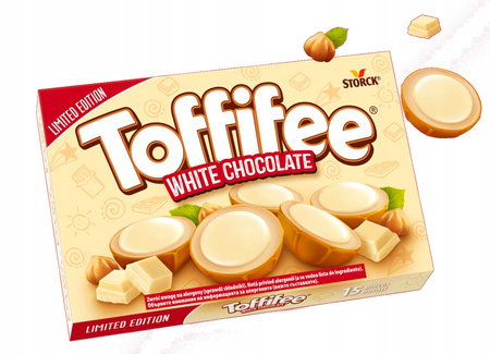 Toffifee White Chocolate 125g Bombonierka BIAŁA