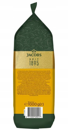 Kawa ziarnista JACOBS CAFE CREMA GOLD 1kg ŚWIEŻA