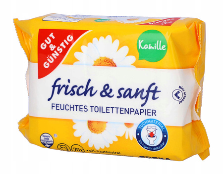 Papier nawilżony zapachowy Gut&Gunstig 70 szt.