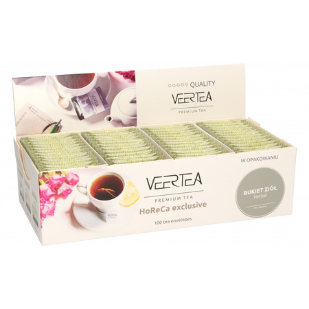 Veertea BUKIET ZIÓŁ Herbal herbatka relaksująca Tea 100szt