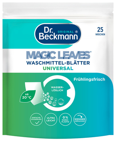 Dr Beckmann Magic Leaves universal op.25szt chusteczki do prania