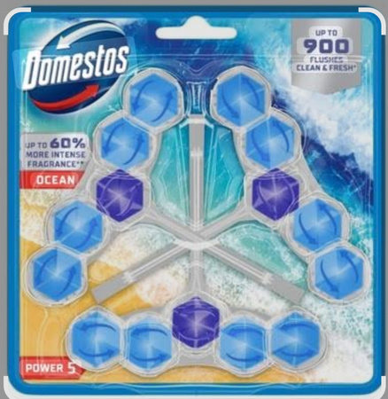 Domestos Ocean-zawieszka do WC opakowanie 3x55g
