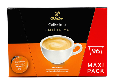 Tchibo Kawa Cafissimo Caffe Crema Vollmundig Rich Aroma 96 kapsułek