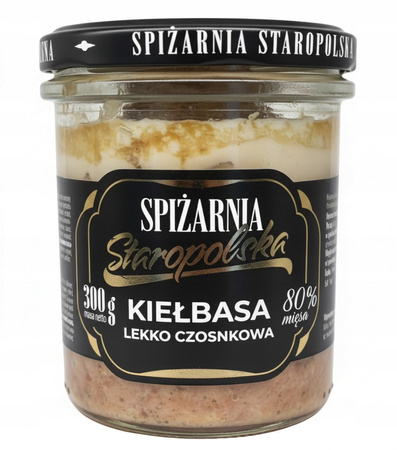 Spiżarnia Staropolska Kiełbasa Czosnkowa 300 gram