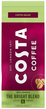 COSTA Bright Medium Roast 6 kawa mielona 200G.