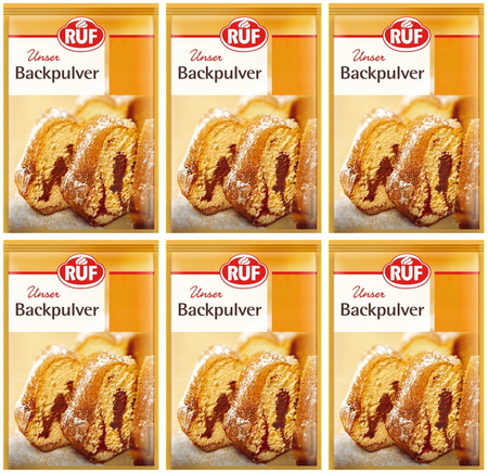 Ruf Proszek do pieczenia 6 x 15 g z Niemiec