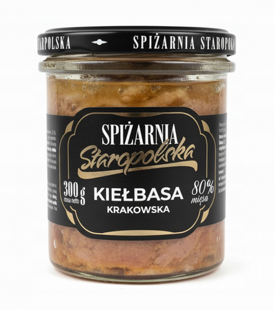 Spiżarnia Staropolska Kiełbasa Krakowska 300 gram