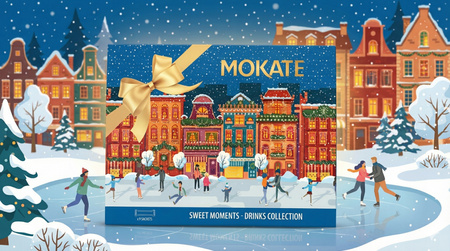 Mokate Cappuccino Zestaw Mix 3 Smaki Czekolada Orzech Lody 180g