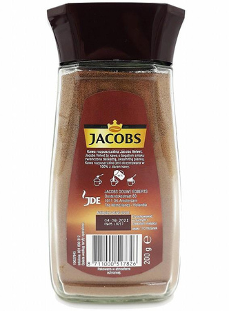 JACOBS VELVET kawa rozpuszczalna 200g