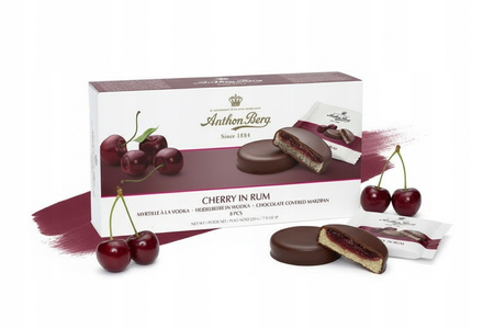 Anthon Berg Czekoladki Wiśnia w Rumie 220g Praliny