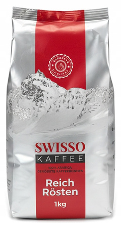 Swisso Kaffee Reich Rosten 1kg Kawa ziarnista  100% Arabica