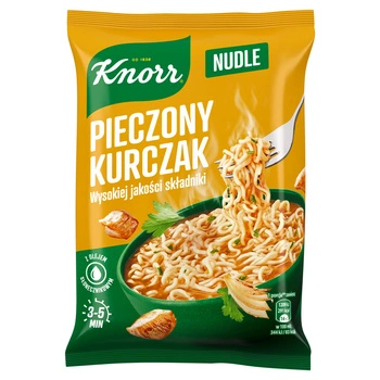 Knorr Nudle Pieczony Kurczak Zupa Danie Instant 61g