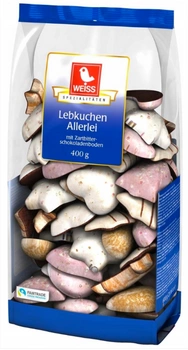 WEISS Lebkuchen Pierniki kolorowe MIX 400g