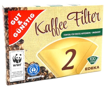 Gut Gunstig Filtry do kawy 2, 100 sztuk