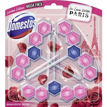 Domestos Romantic Rose ZAWIESZKA DO WC 3x55g