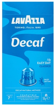 Lavazza Kapsułki aluminiowe Nespresso bezkofeinowe DEK 10szt